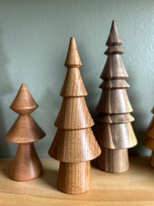 Hand-turned Miniature Christmas Trees (2024)