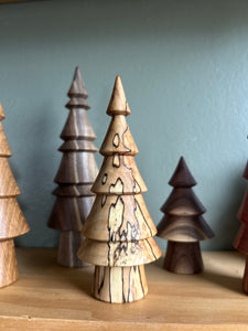 Hand-turned Miniature Christmas Trees (2024)