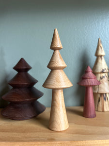 Hand-turned Miniature Christmas Trees (2024)