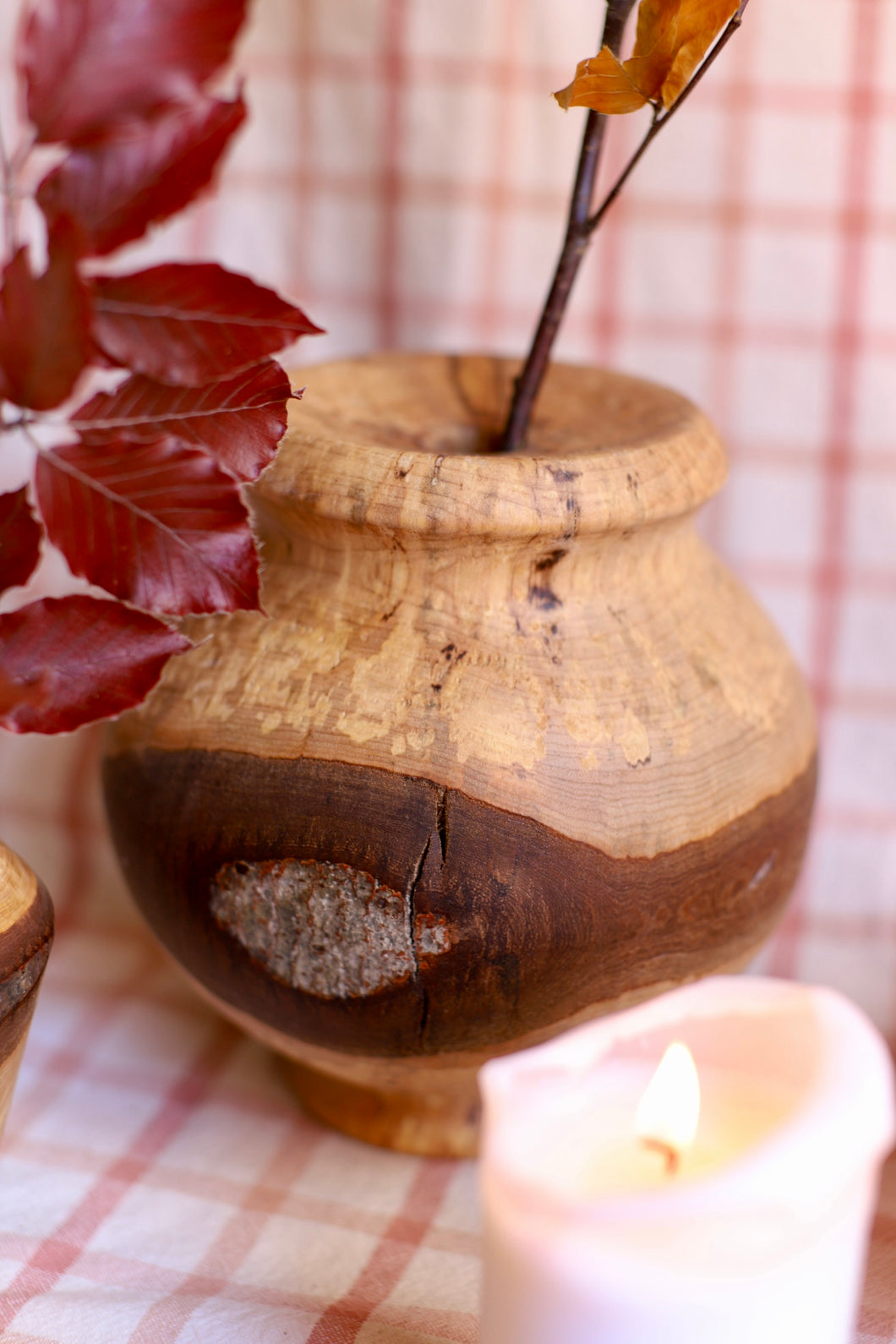 003 Spalted Maple Vessel - Large