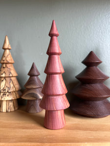 Hand-turned Miniature Christmas Trees (2024)