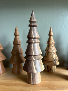 Hand-turned Miniature Christmas Trees (2024)