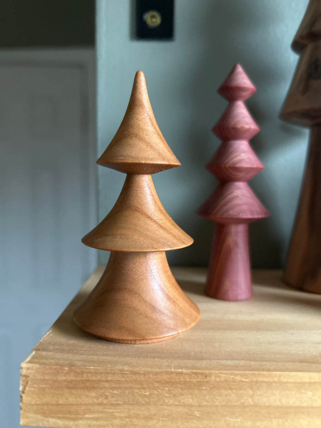 Hand-turned Miniature Christmas Trees (2024)