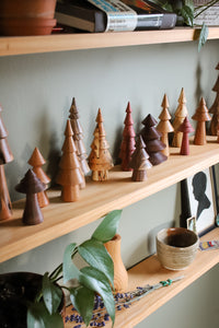 Hand-turned Miniature Christmas Trees (2024)